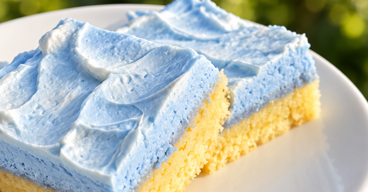 Wolkenkuchen mit ALGOMED Spirulina Blau