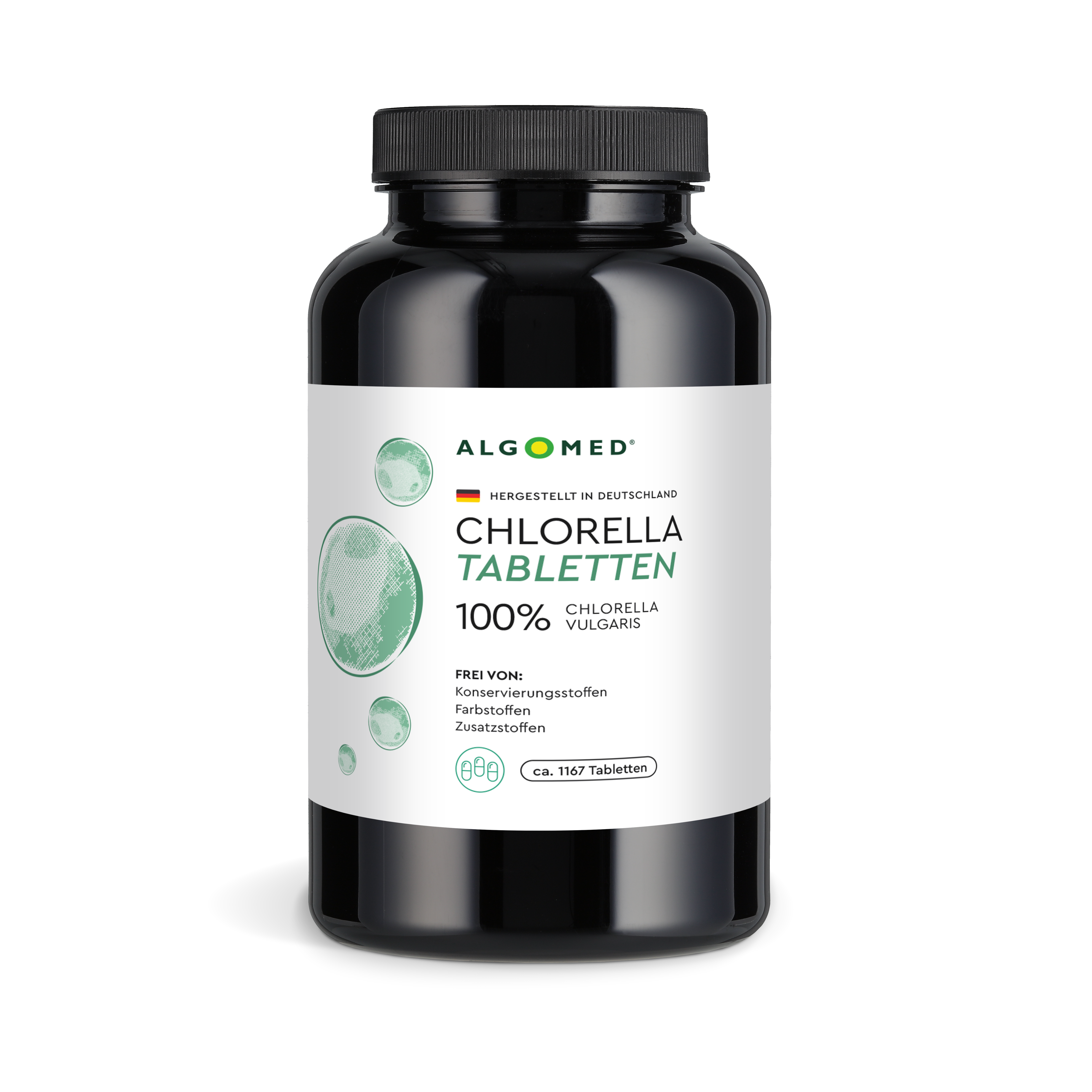 Chlorella Tabletten aus Deutschland 350g Algomed