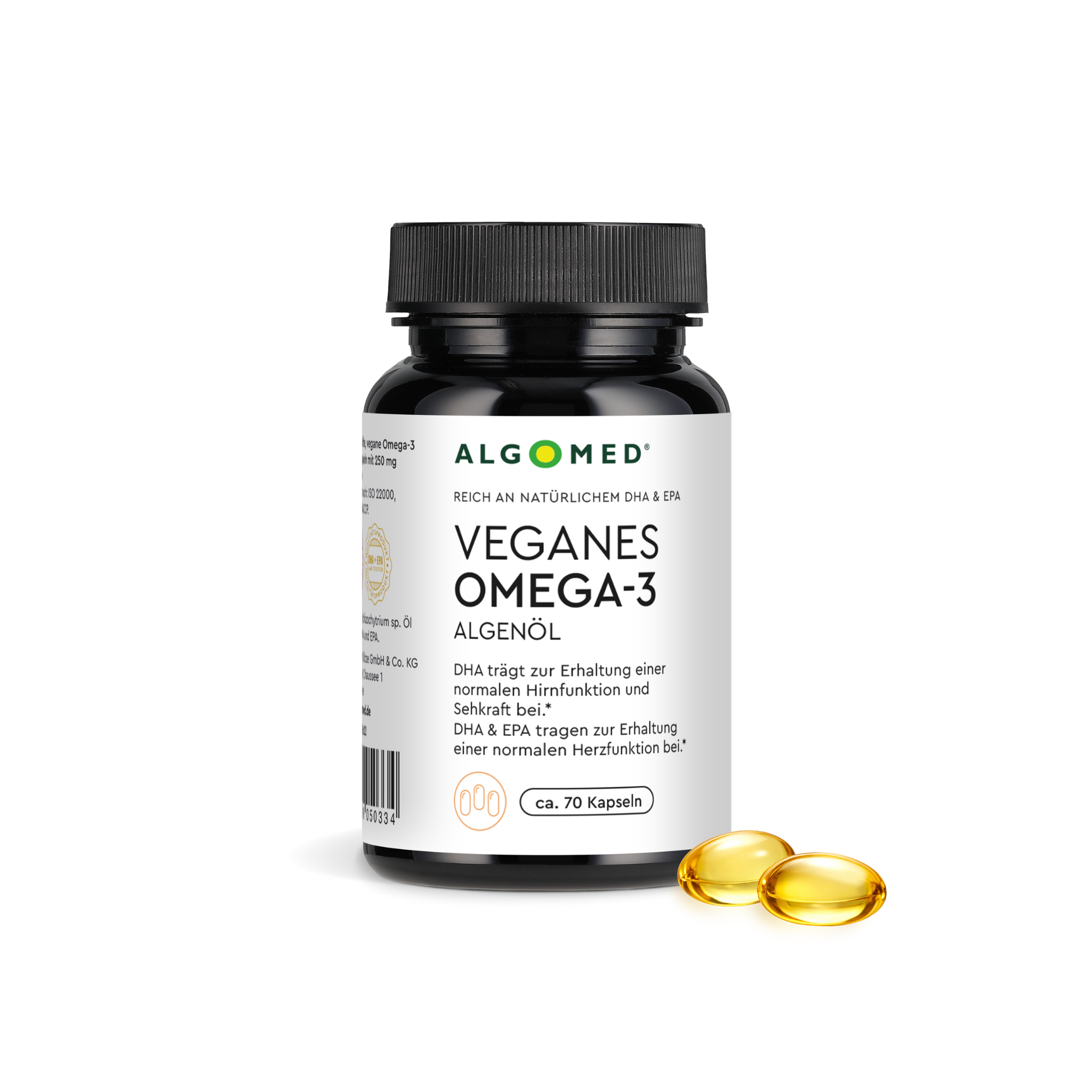 Neu: Algomed Omega-3 Kapseln 50g