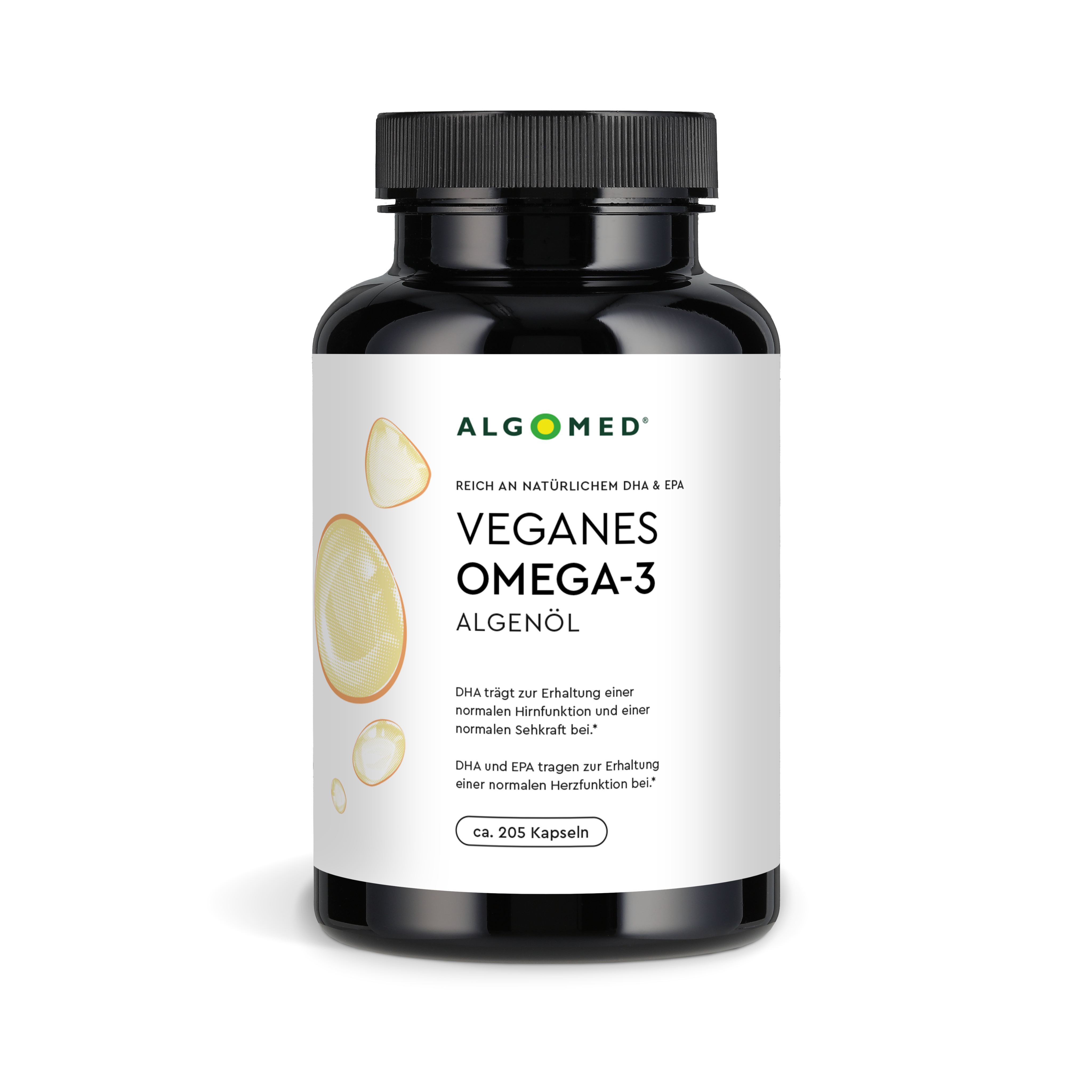 Veganes Omega 3 Algenöl
