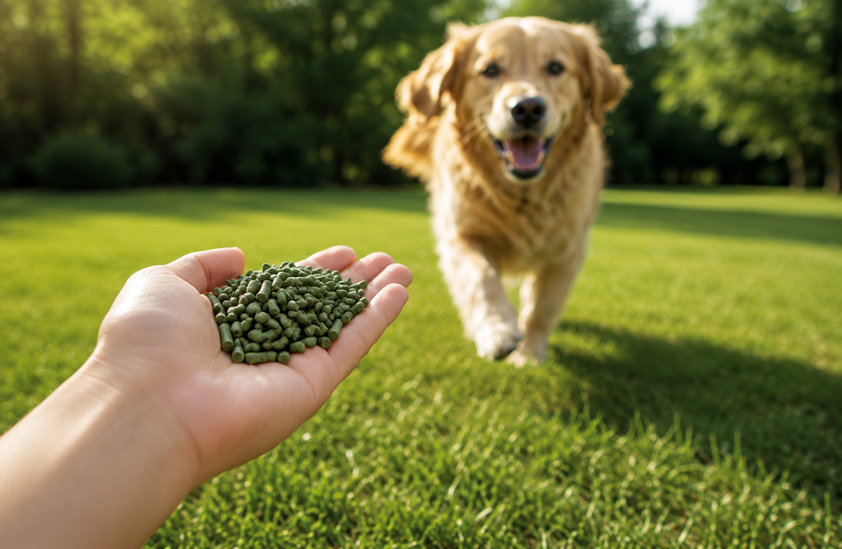 Was sind Chlorella Pellets für Tiere? Wirkung, Fütterung & Qualität