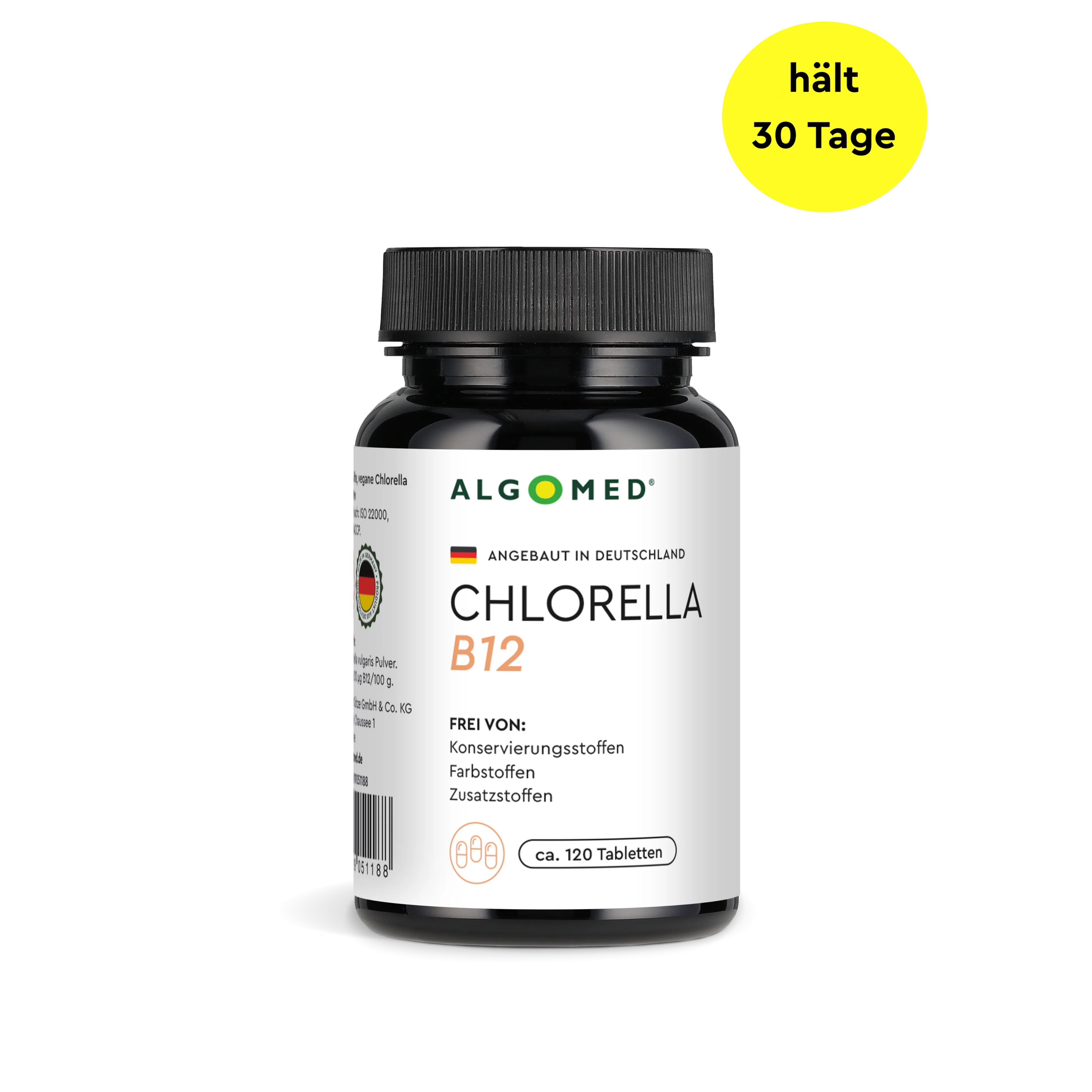 Algomed_Chlorella-B12 hält 30 Tage