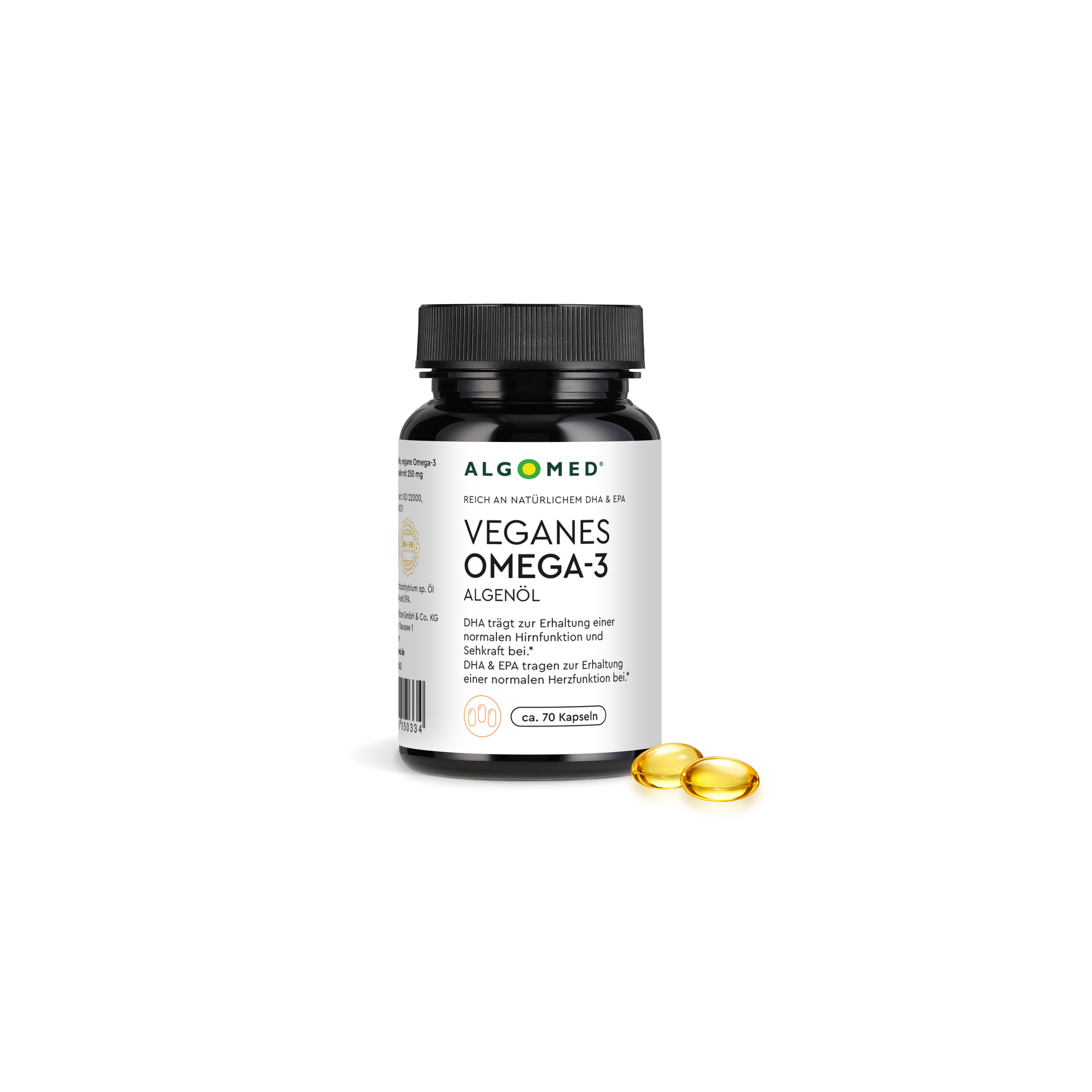 Veganes Omega-3 Kapseln aus Algenöl 50g