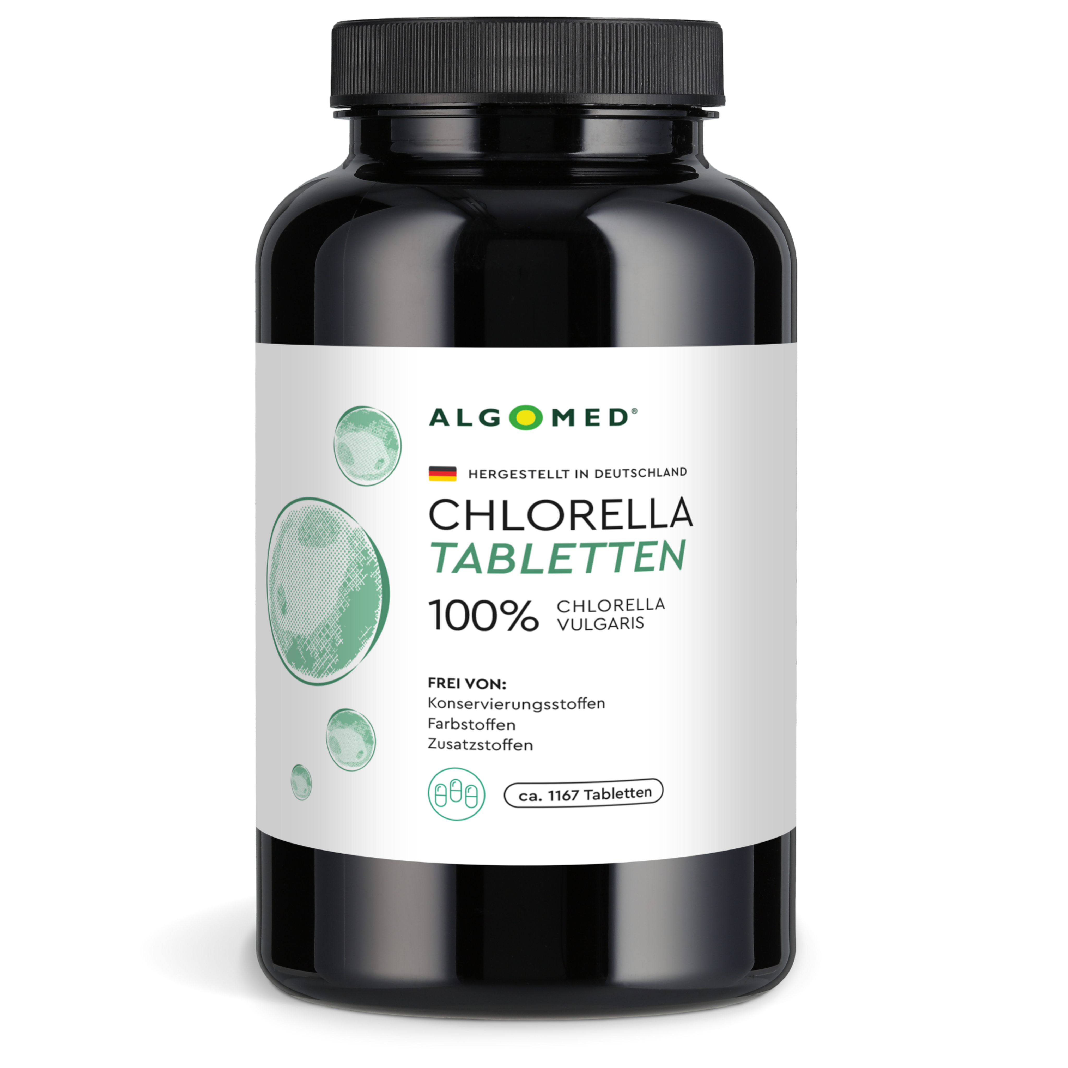 Chlorella Tabletten aus Deutschland 350g Algomed