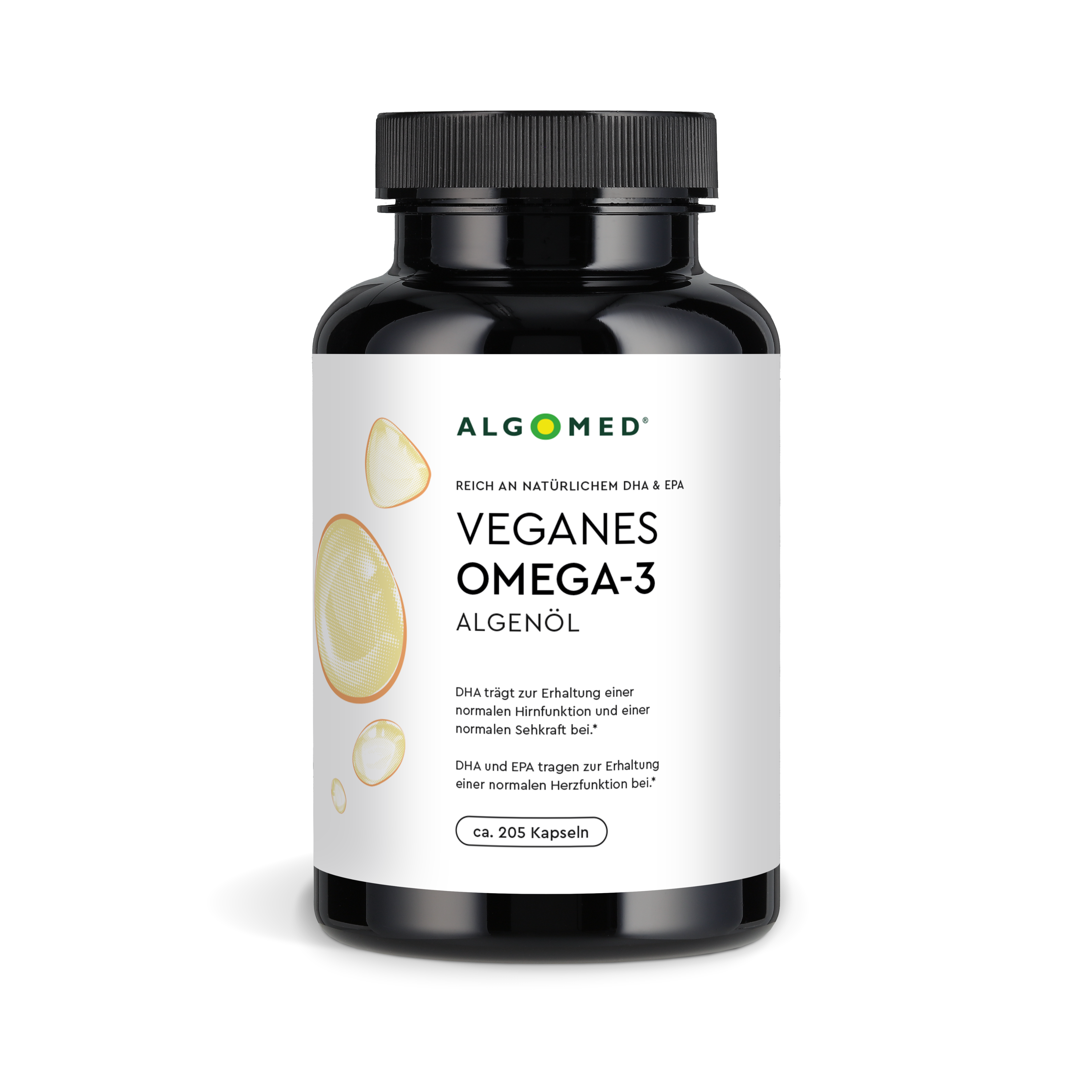 Veganes Omega 3 Algenöl 