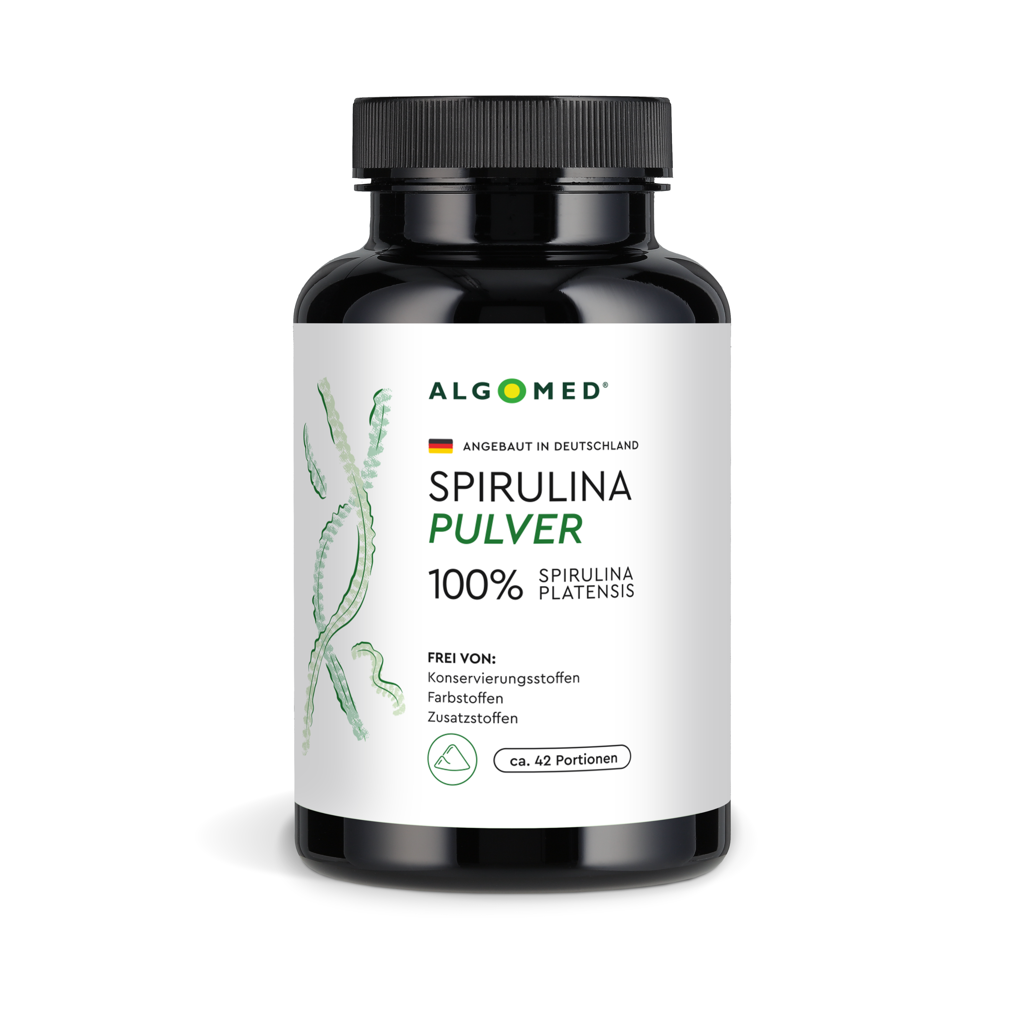 Spirulina Pulver 125g aus Deutschland Algomed