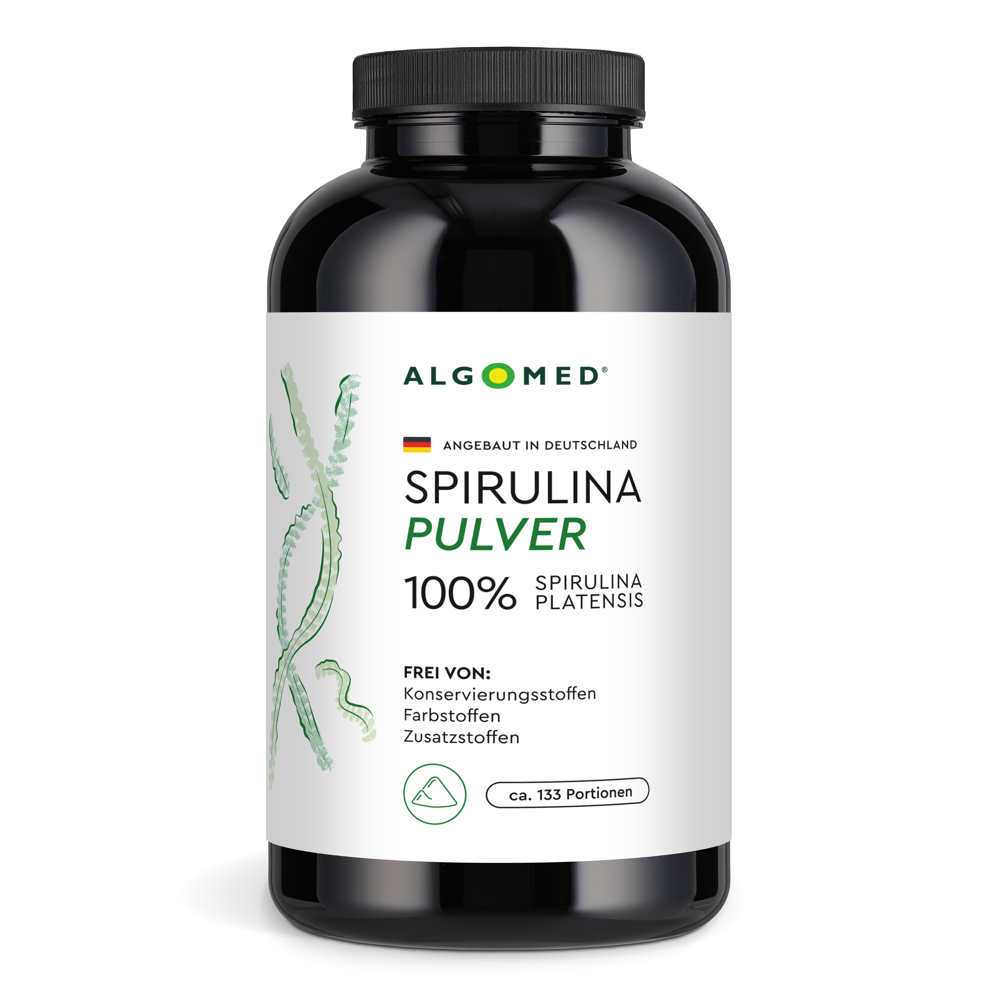 Spirulina Pulver 400g aus Deutschland Algomed