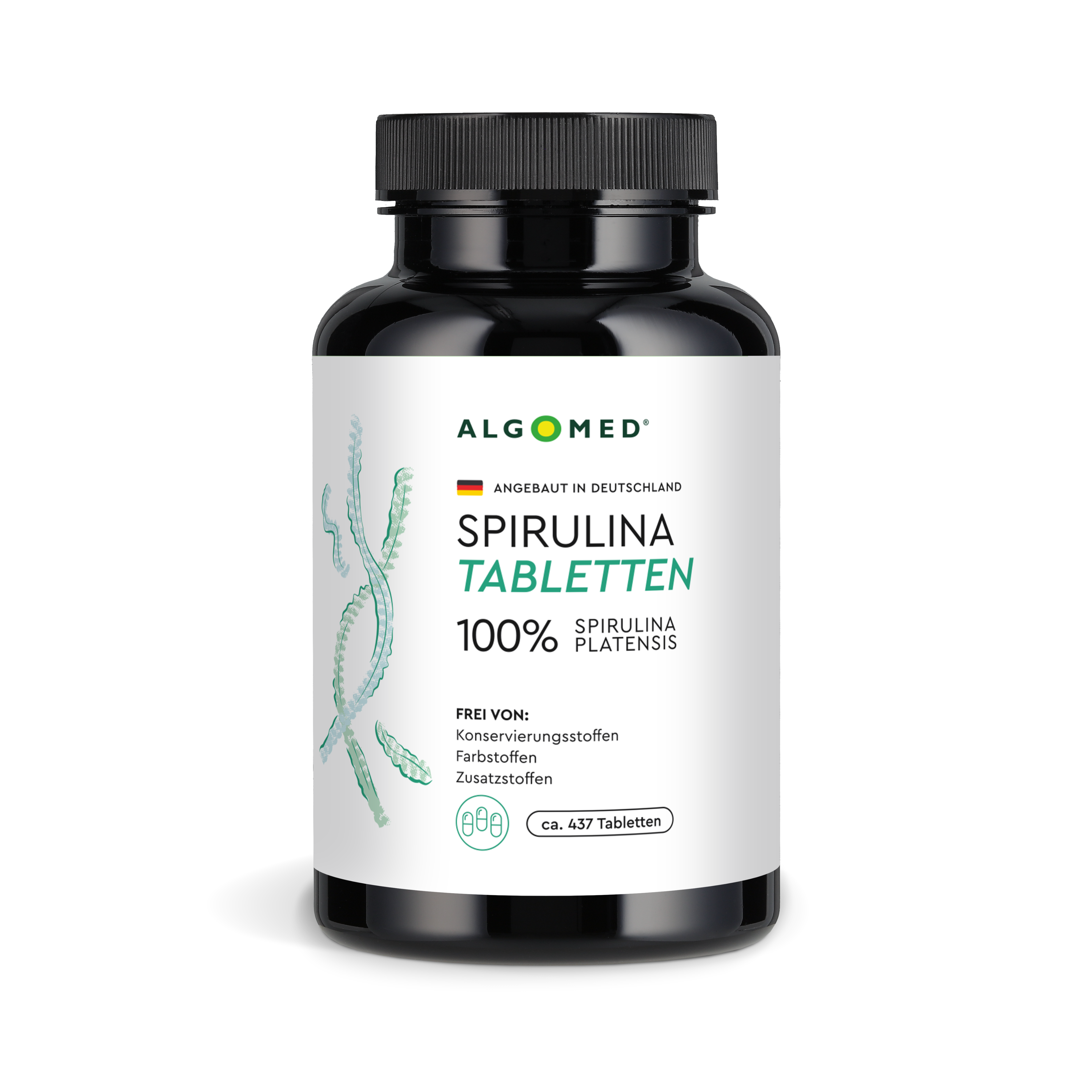 Spirulina Tabletten 175 g aus Deutschland Algomed Algenfarm