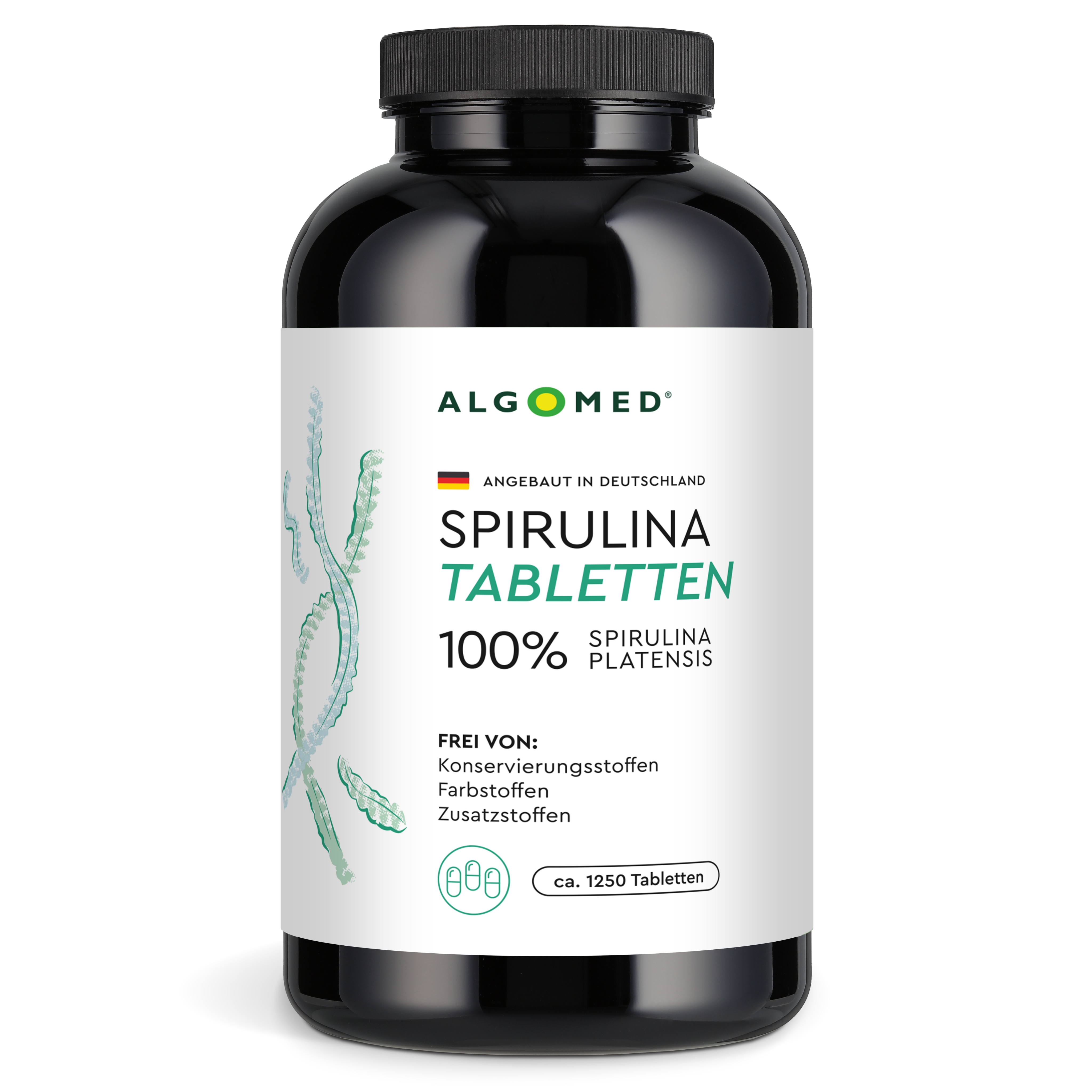 Spirulina Tabletten 500 g aus Deutschland Algomed Algenfarm